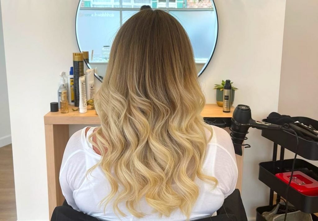 Blonde cut and colour in Chester city centre